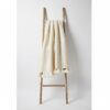 Handmade pom pom blanket from Morocco by Atlas Nomad