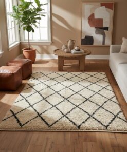 Handmade Beni Ourain rug from Morocco by Atlas Nomad